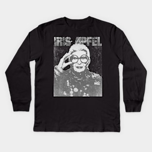 Iris-Apfel Kids Long Sleeve T-Shirt